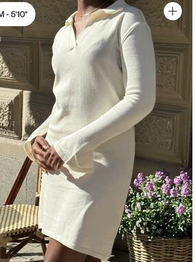 Djerf Avenue Cream Gateway Dress